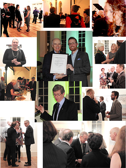 Collage of images showing people at events at the Schoolhouse throughout the year